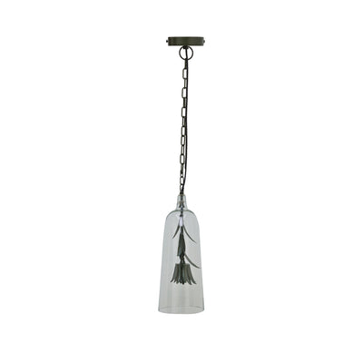 Chic Glass Pendant Light with Chain