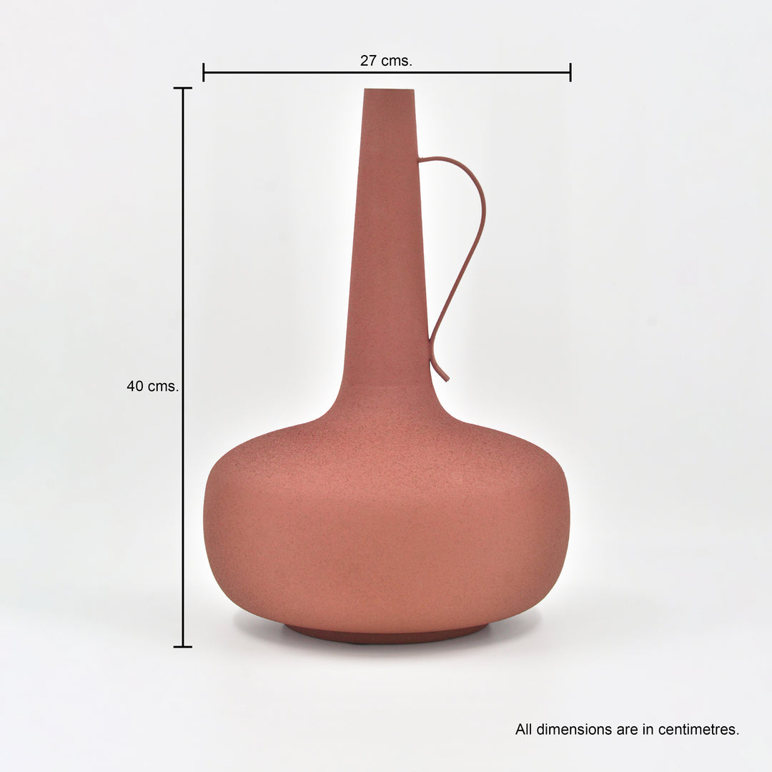 Slim Neck Flower Vase with Handle