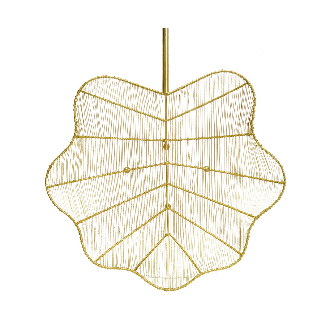 Lotus Leaf Metal Tray