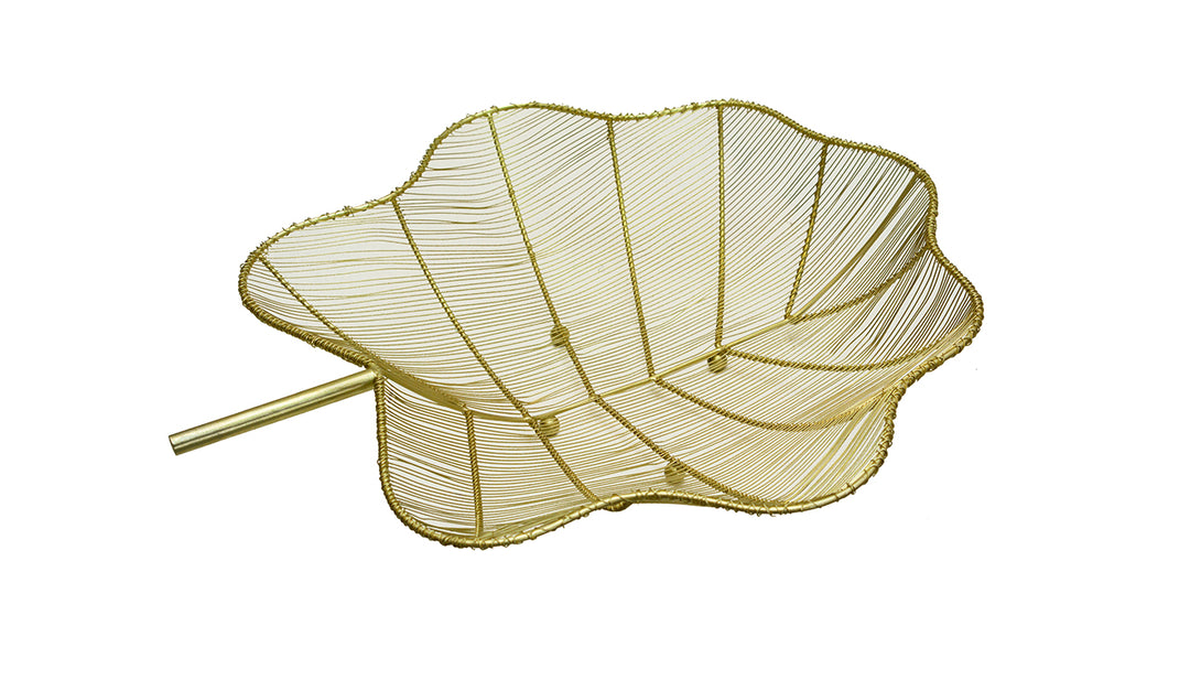 Lotus Leaf Metal Tray
