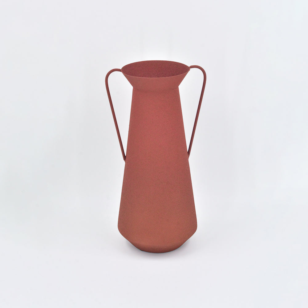 Broad base Flower Vase with Handles