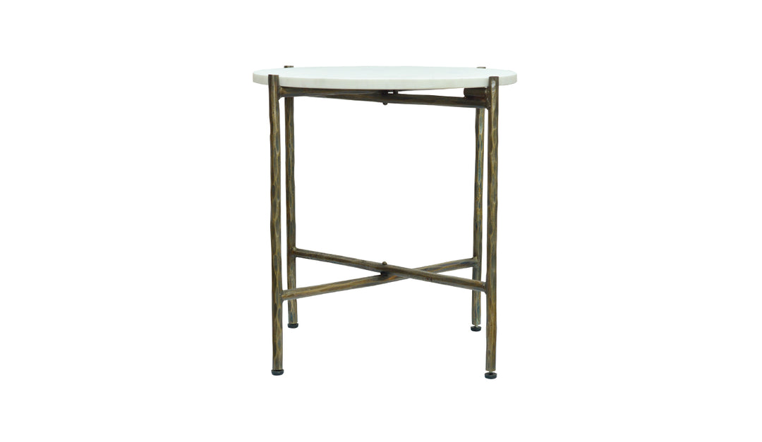 Marble Chiseled Side Tables