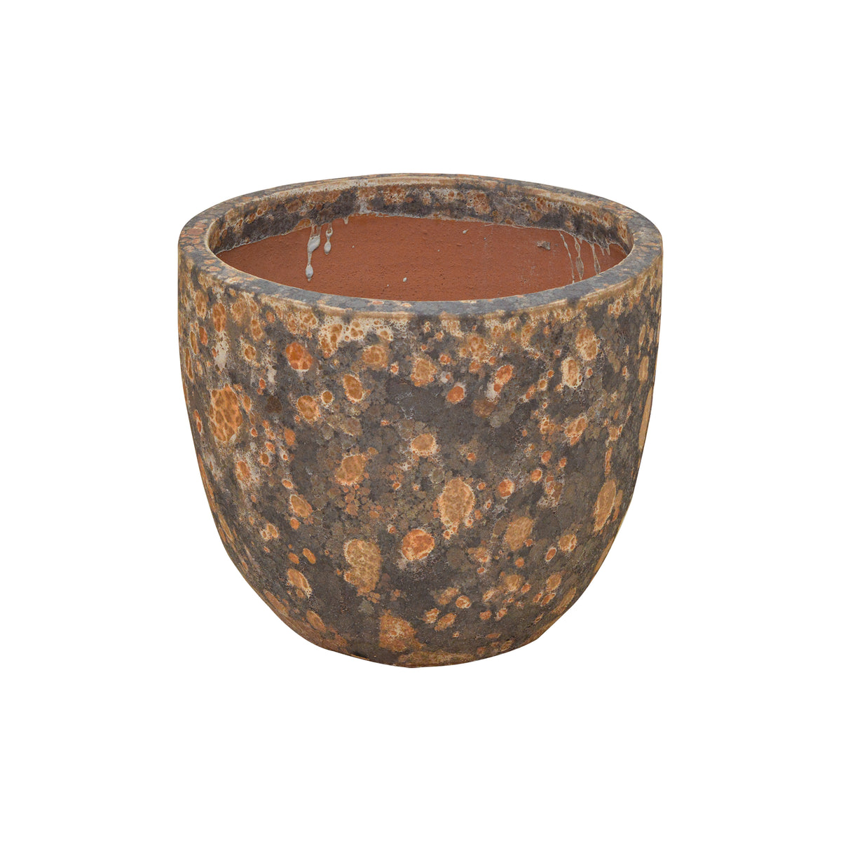 Egg Pot Orange Ancient Tidi
