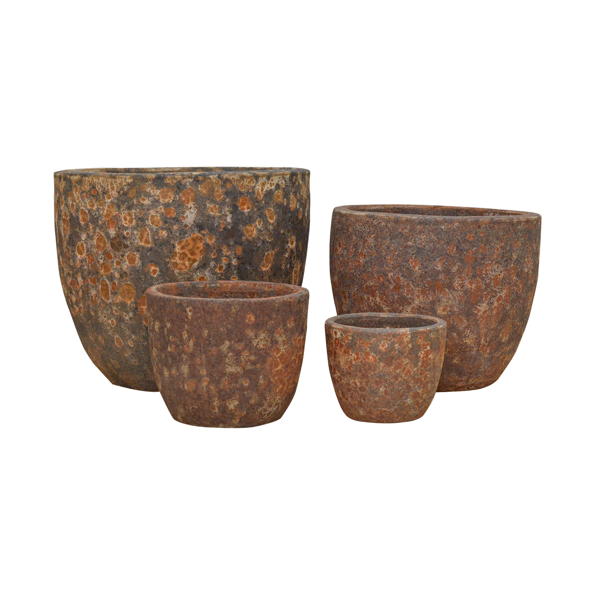 Egg Pot Orange Ancient Tidi