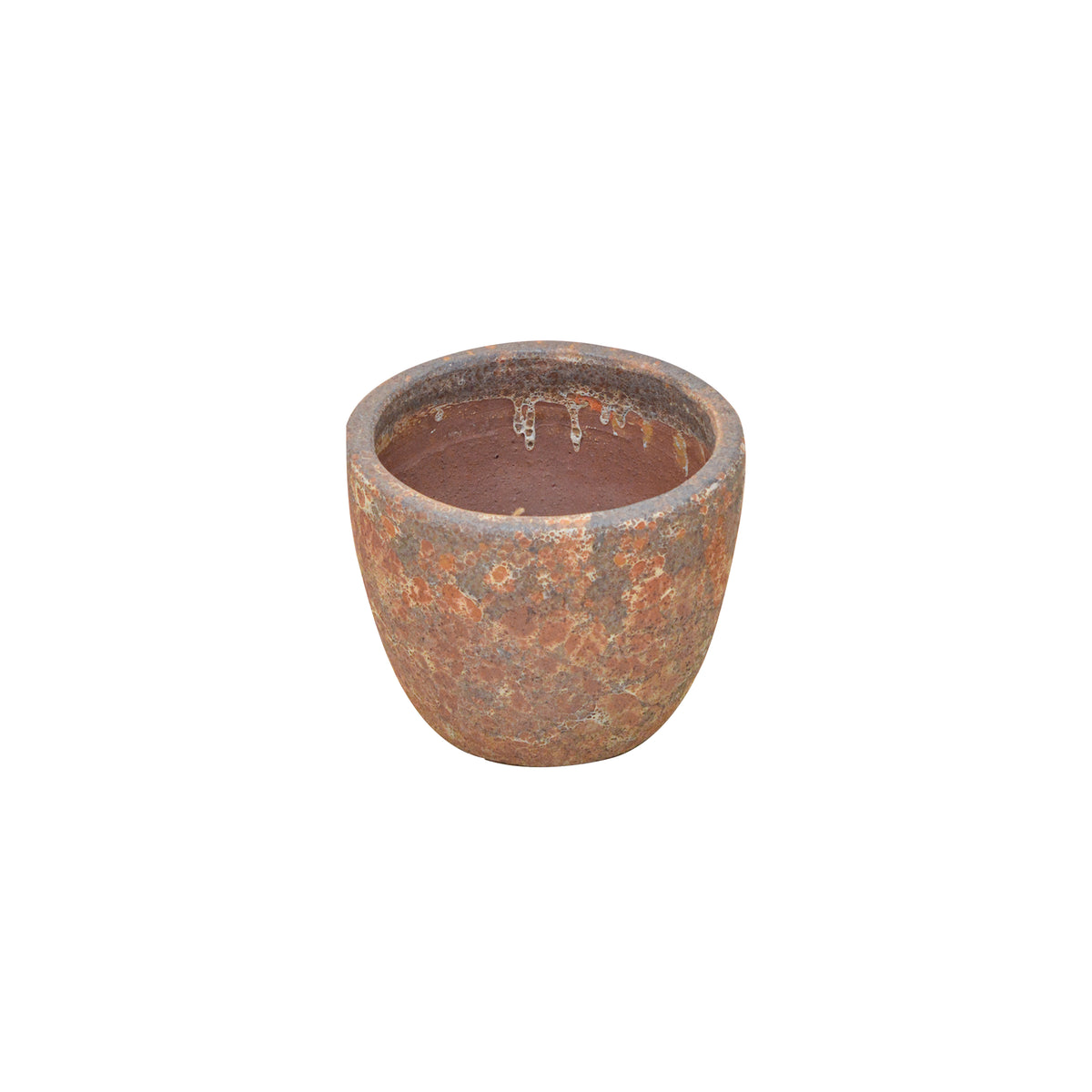 Egg Pot Orange Ancient Tidi