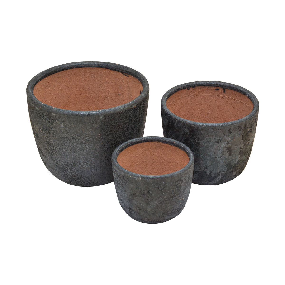 Round Pot Black Moon