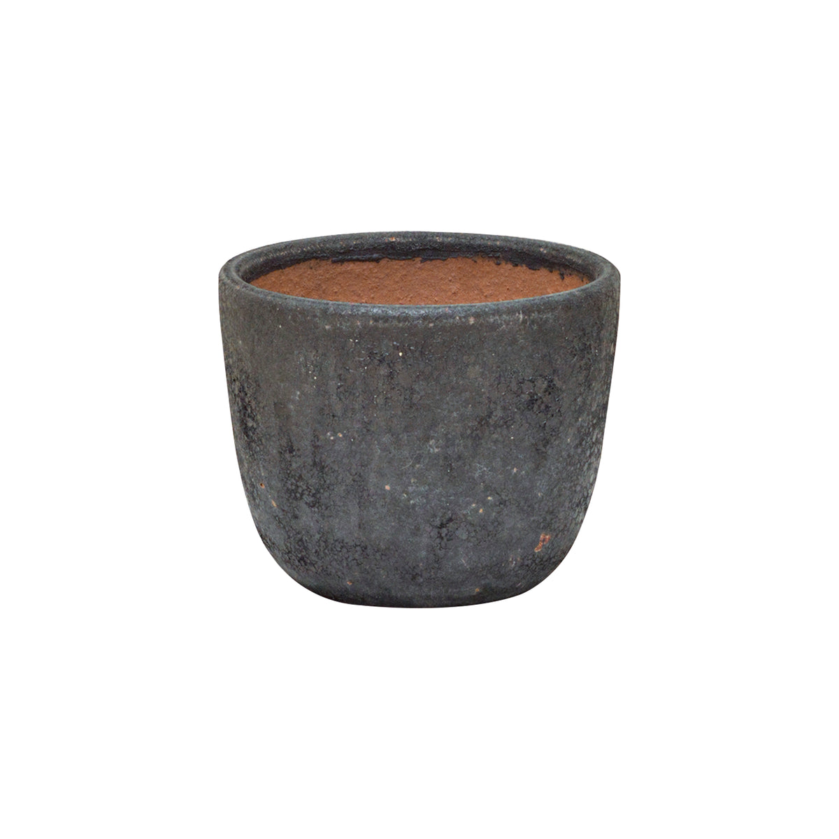 Round Pot Black Moon