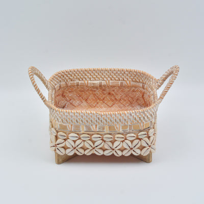 Shell Rattan Basket