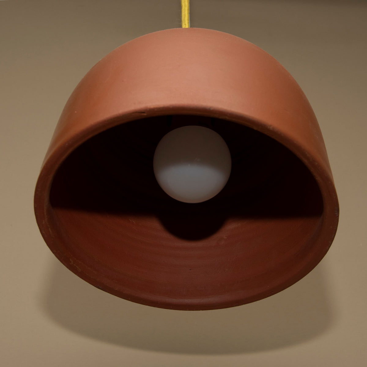 Eva Terracotta Dome lamp