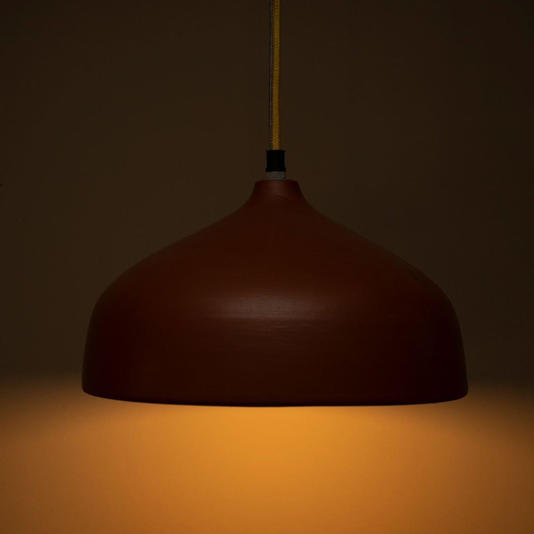 Ray Terracotta Dome lamp