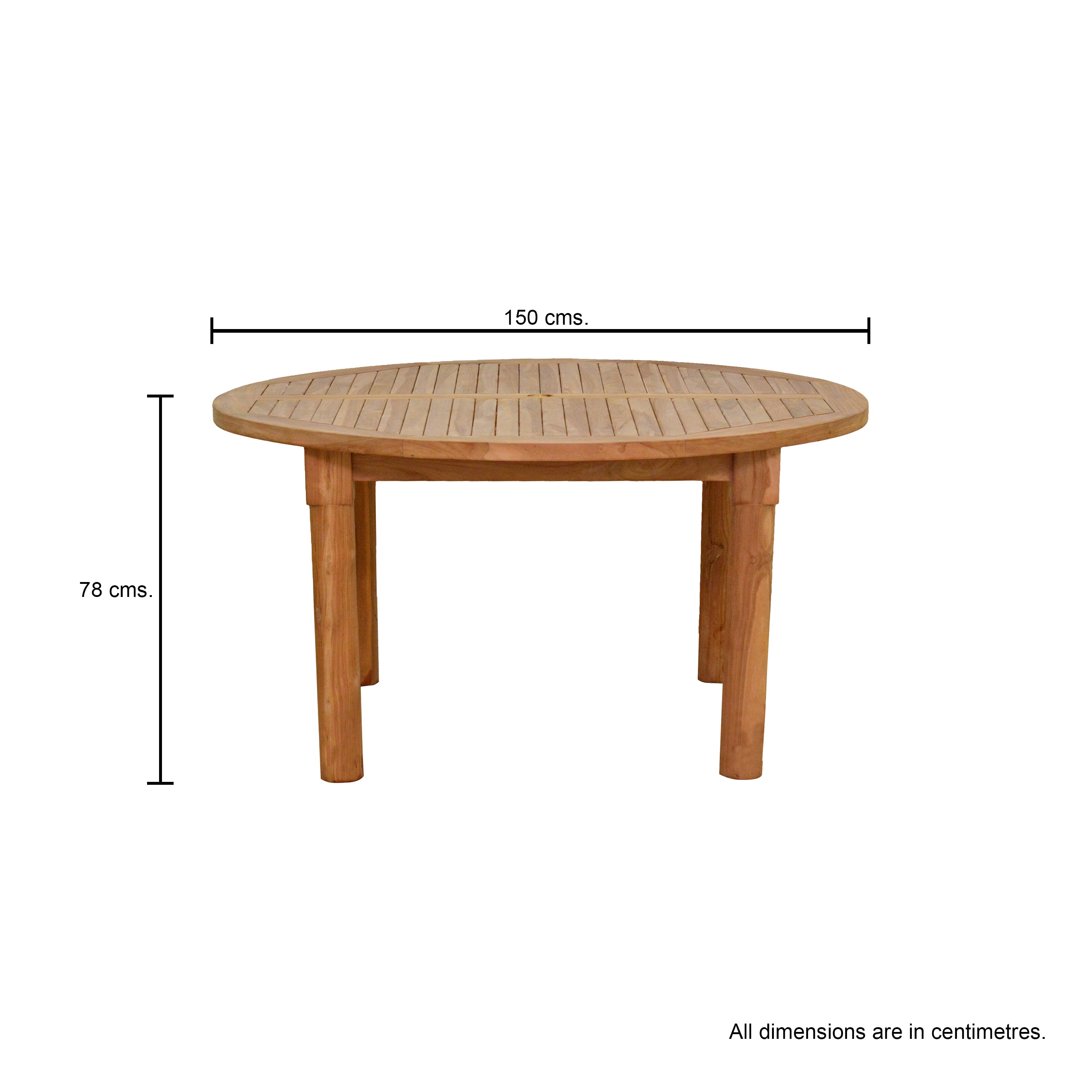 Round Table With Lazy Susan