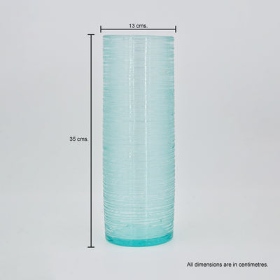 Tall Glass Vase Trail Finish