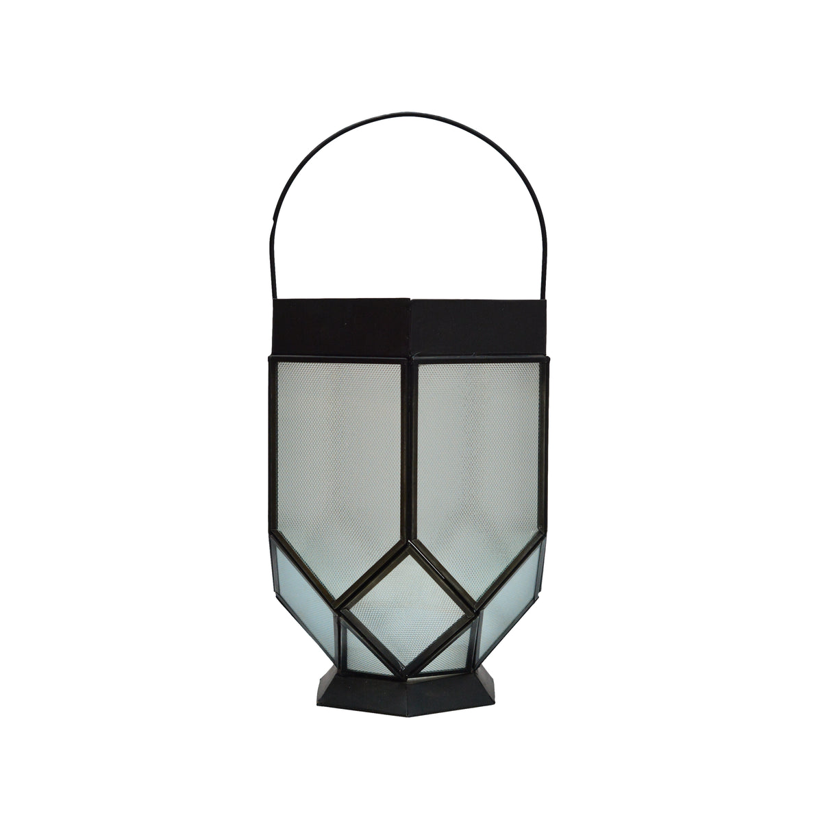 Dotted Glass Candle Holder