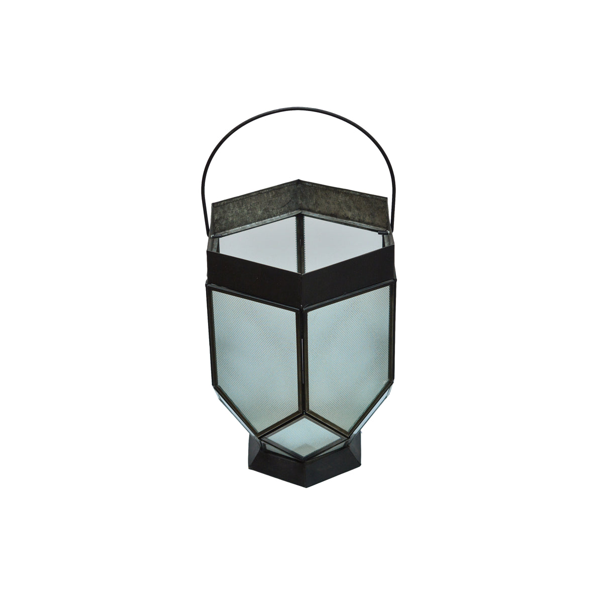 Dotted Glass Candle Holder