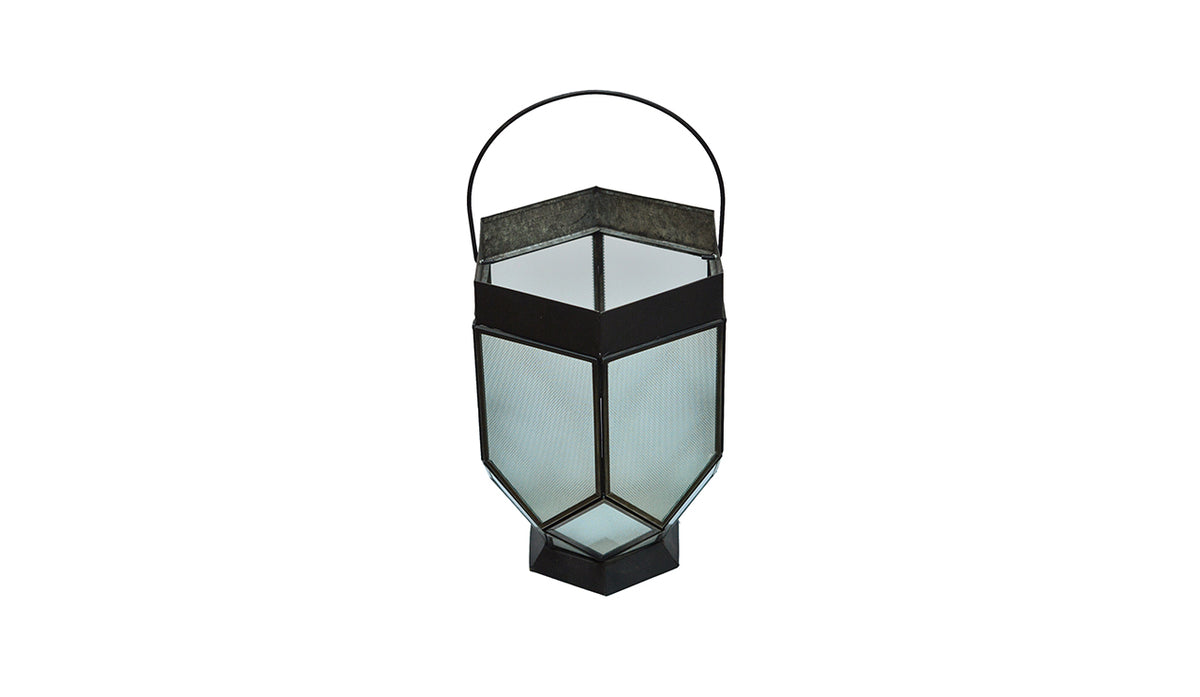Dotted Glass Candle Holder