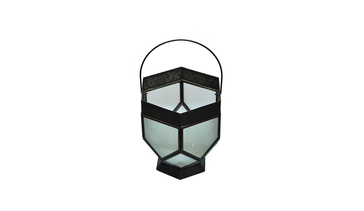 Dotted Glass Candle Holder