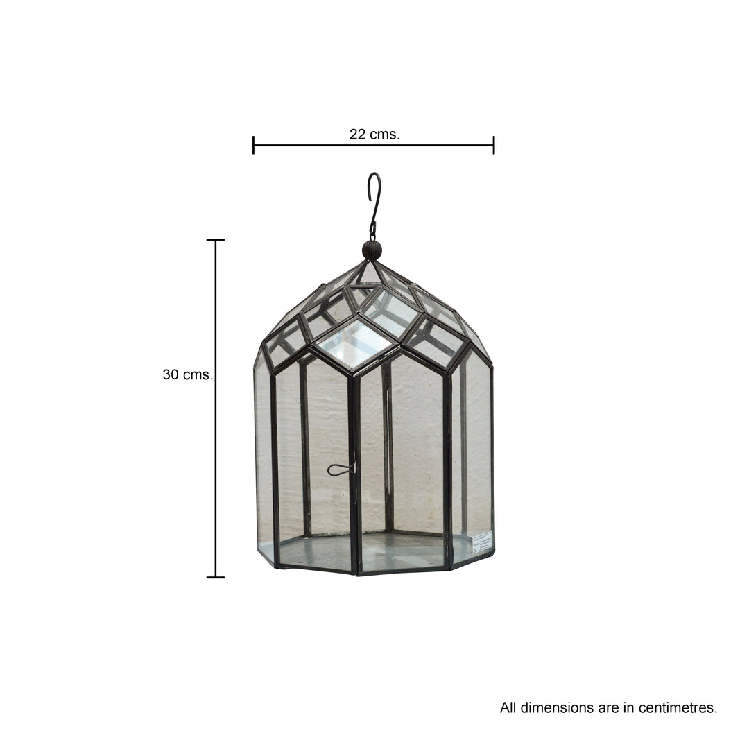 Terrarium Lantern with sheet base
