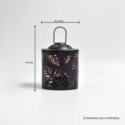 Lantern with etchings (Set of 2)