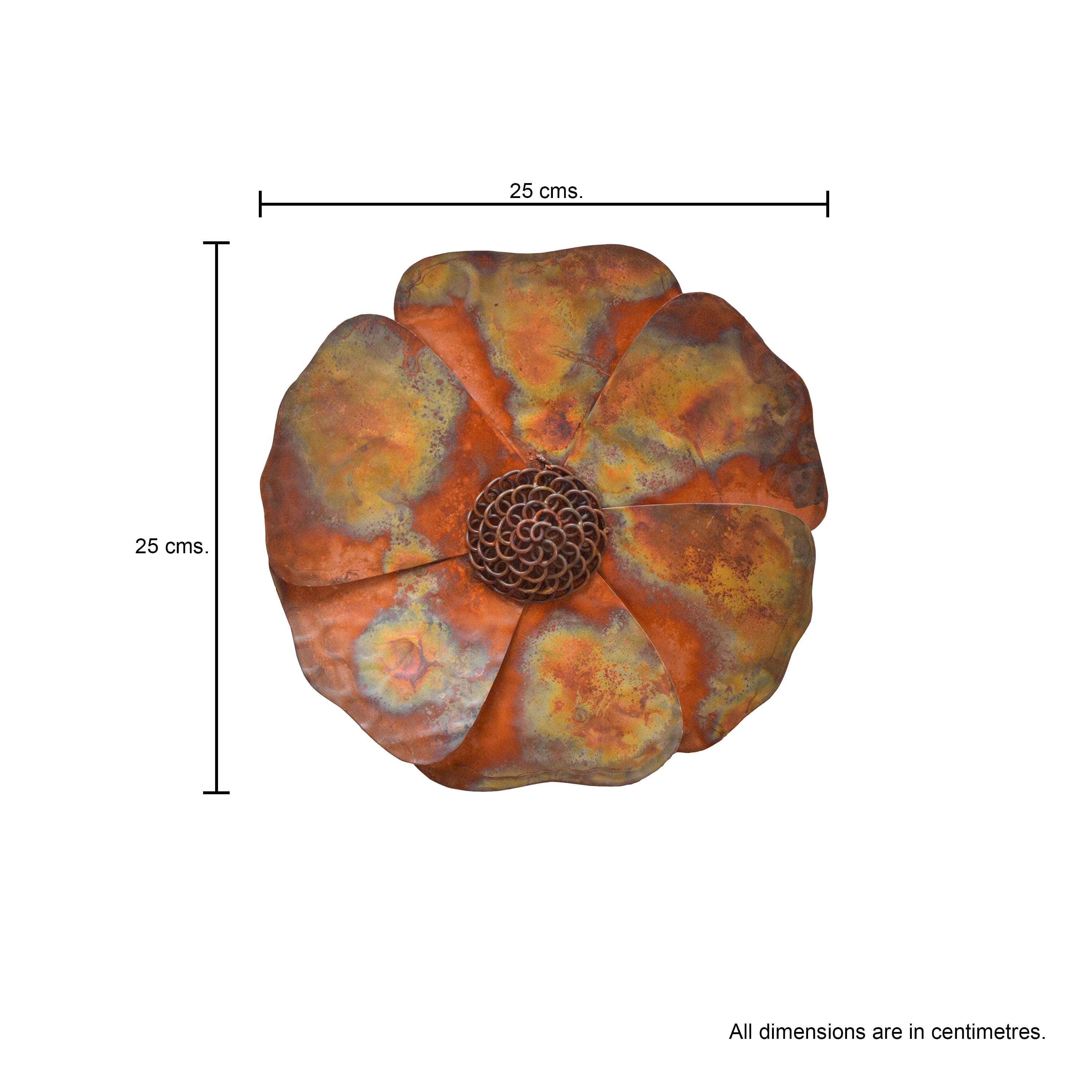 Metal Flower Wall Decor
