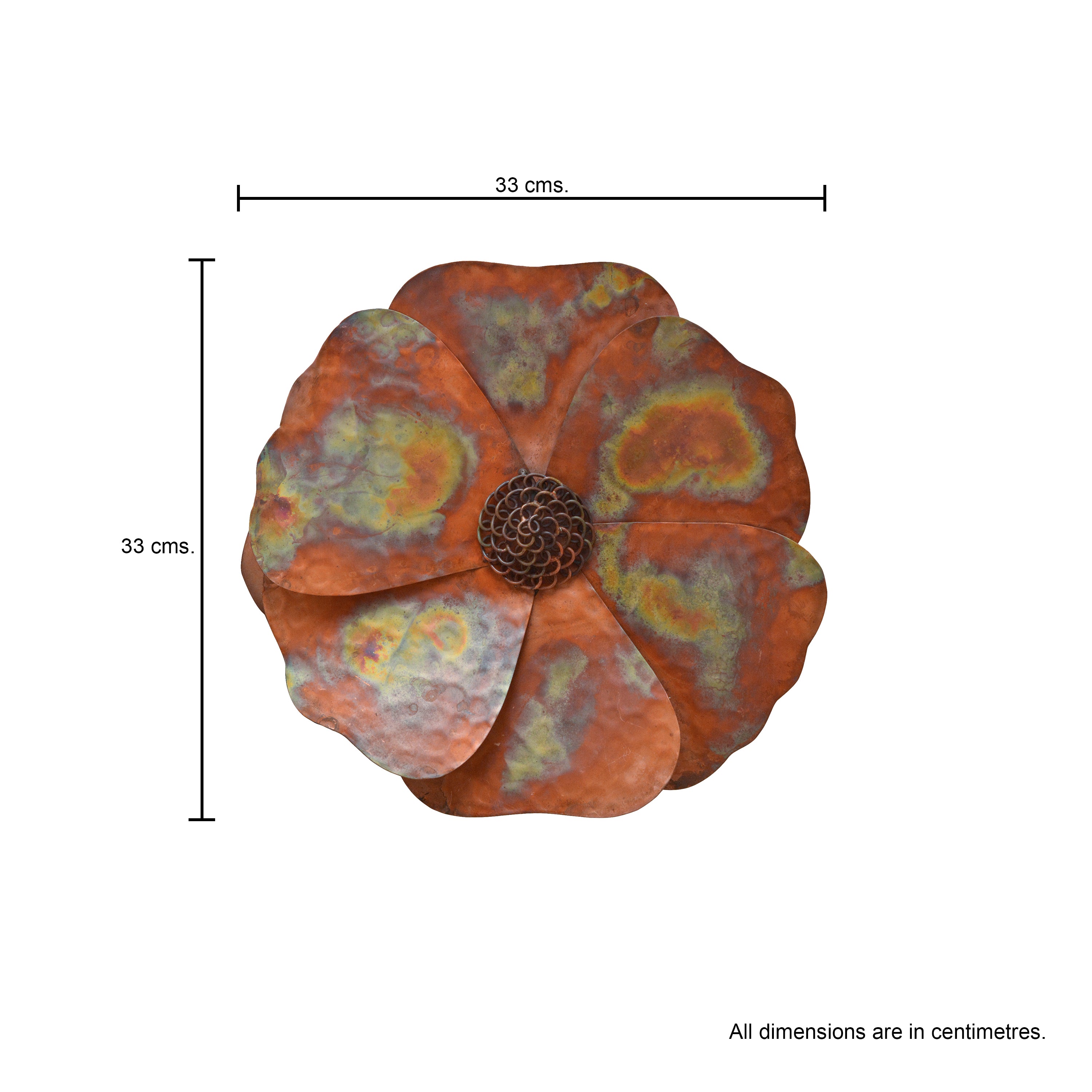 Metal Flower Wall Decor