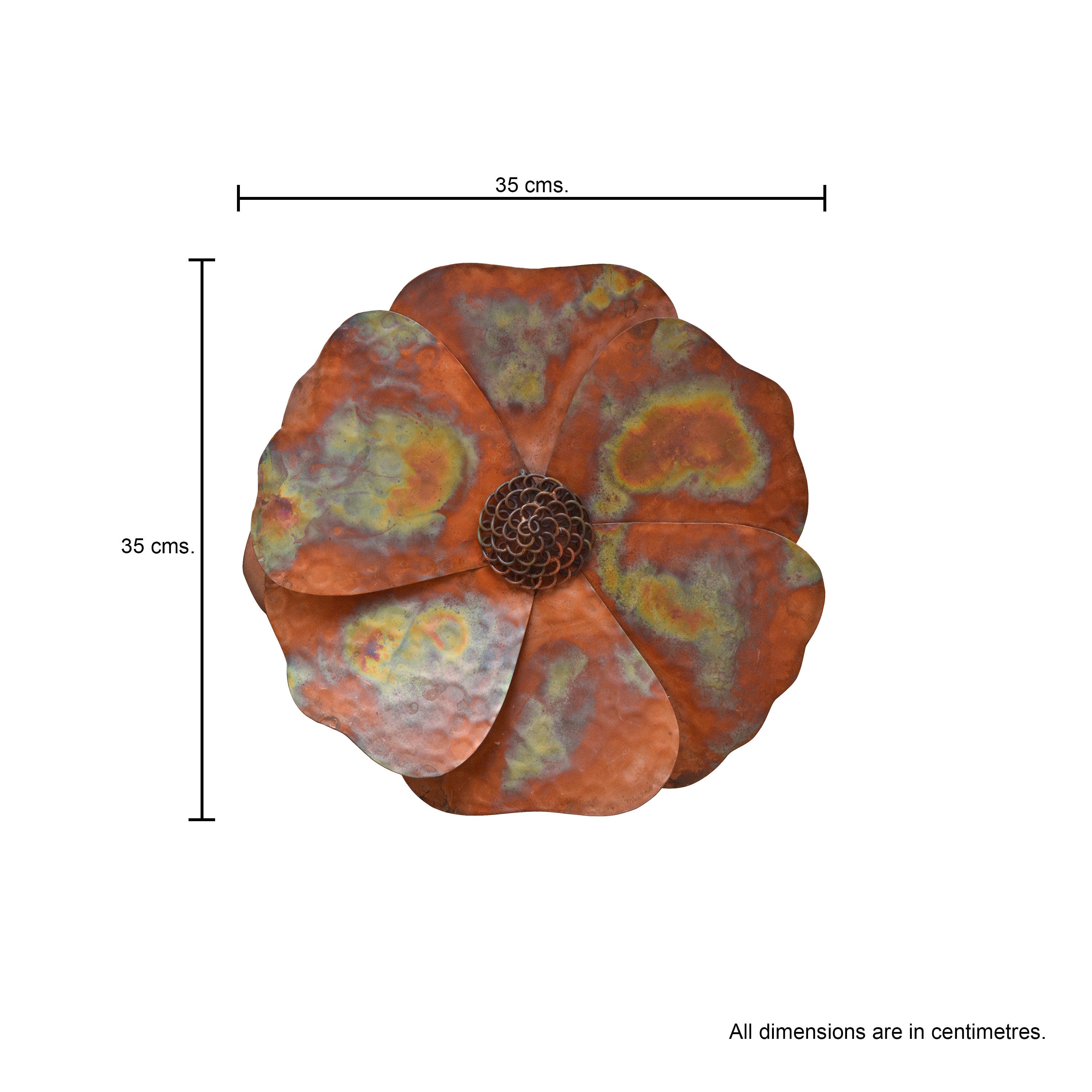 Metal Flower Wall Decor