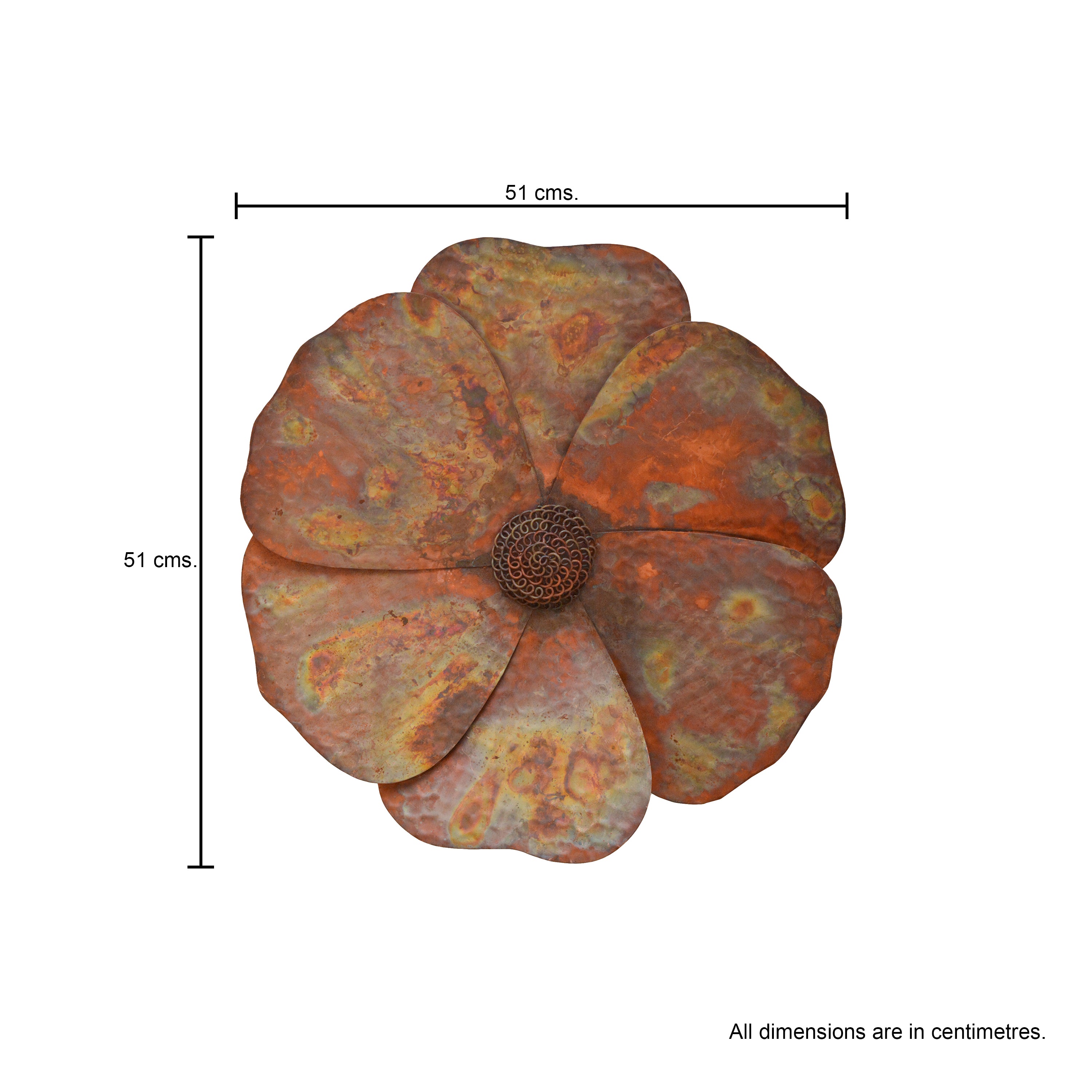 Metal Flower Wall Decor