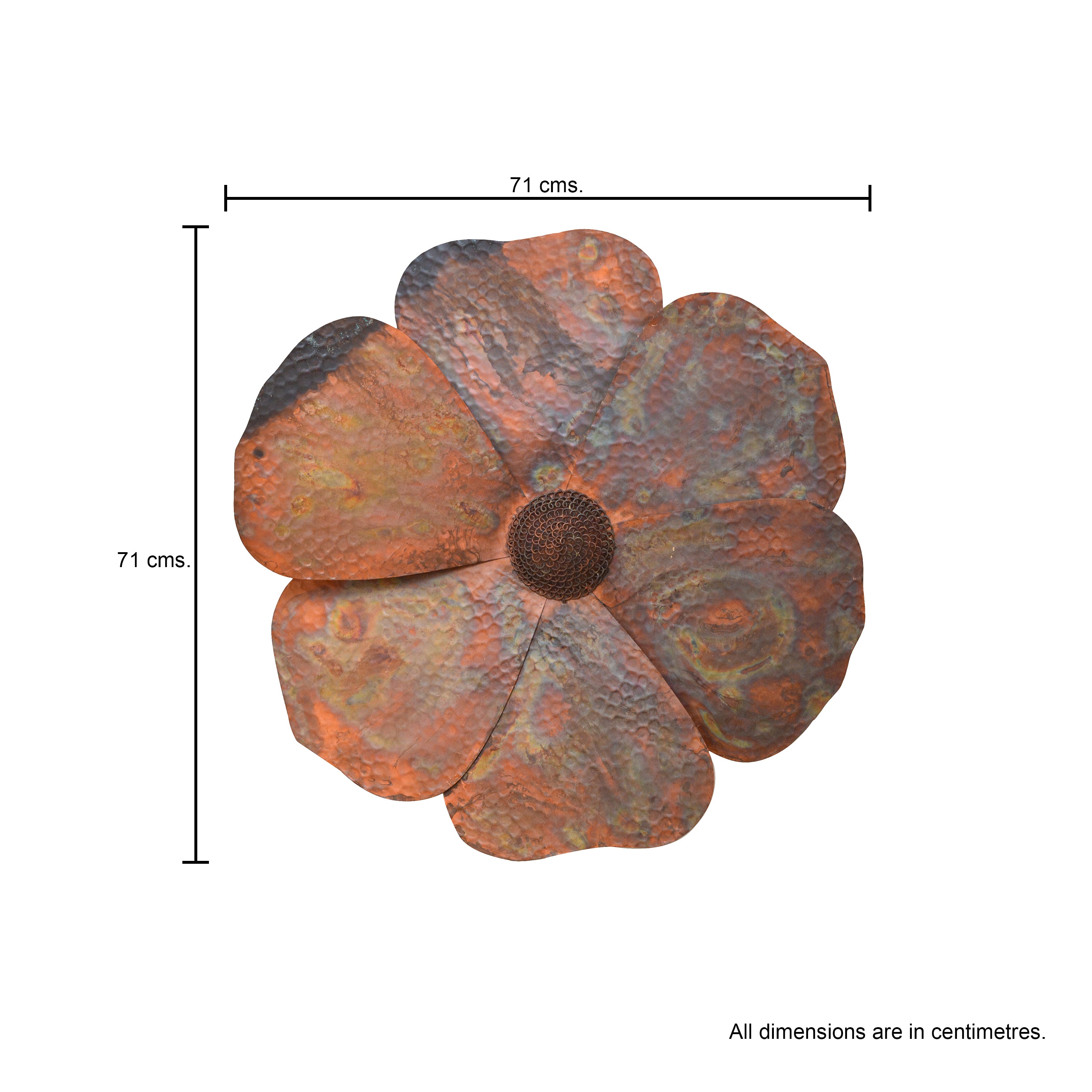 Metal Flower Wall Decor