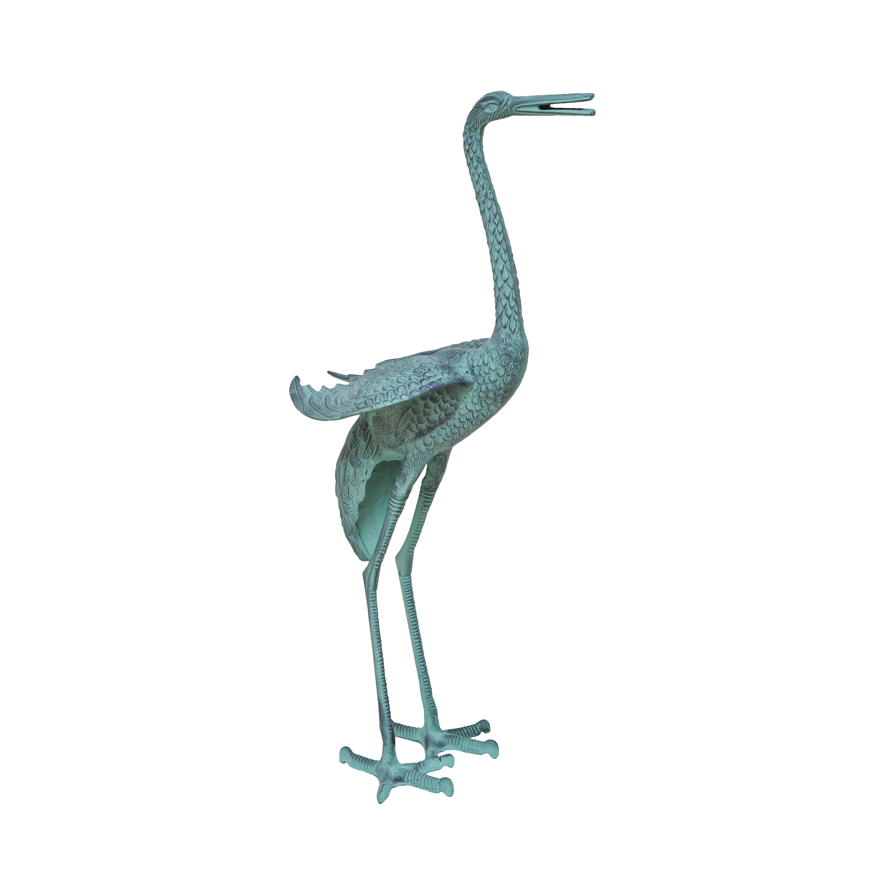 Garden Crane Statue
