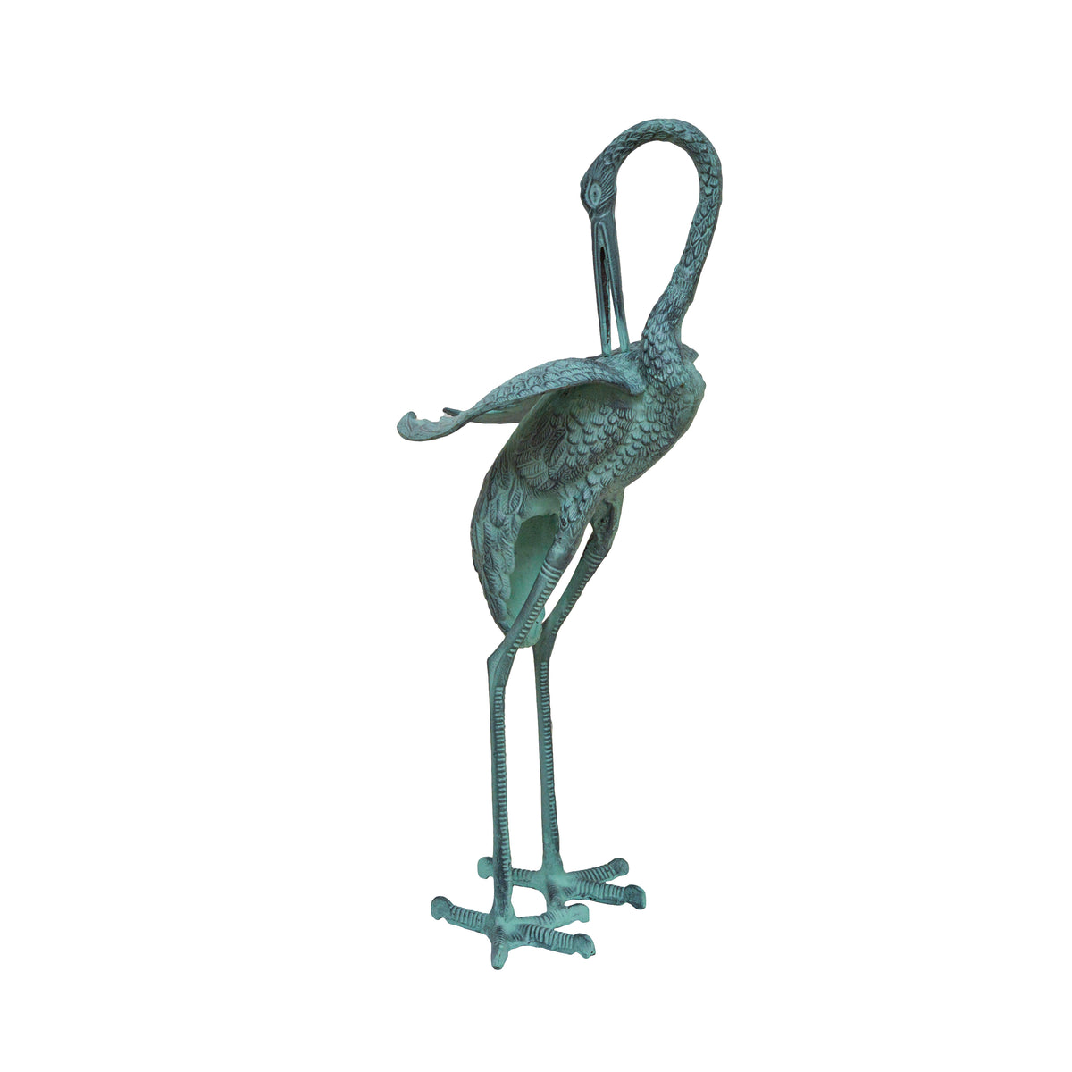 Garden Crane Statue