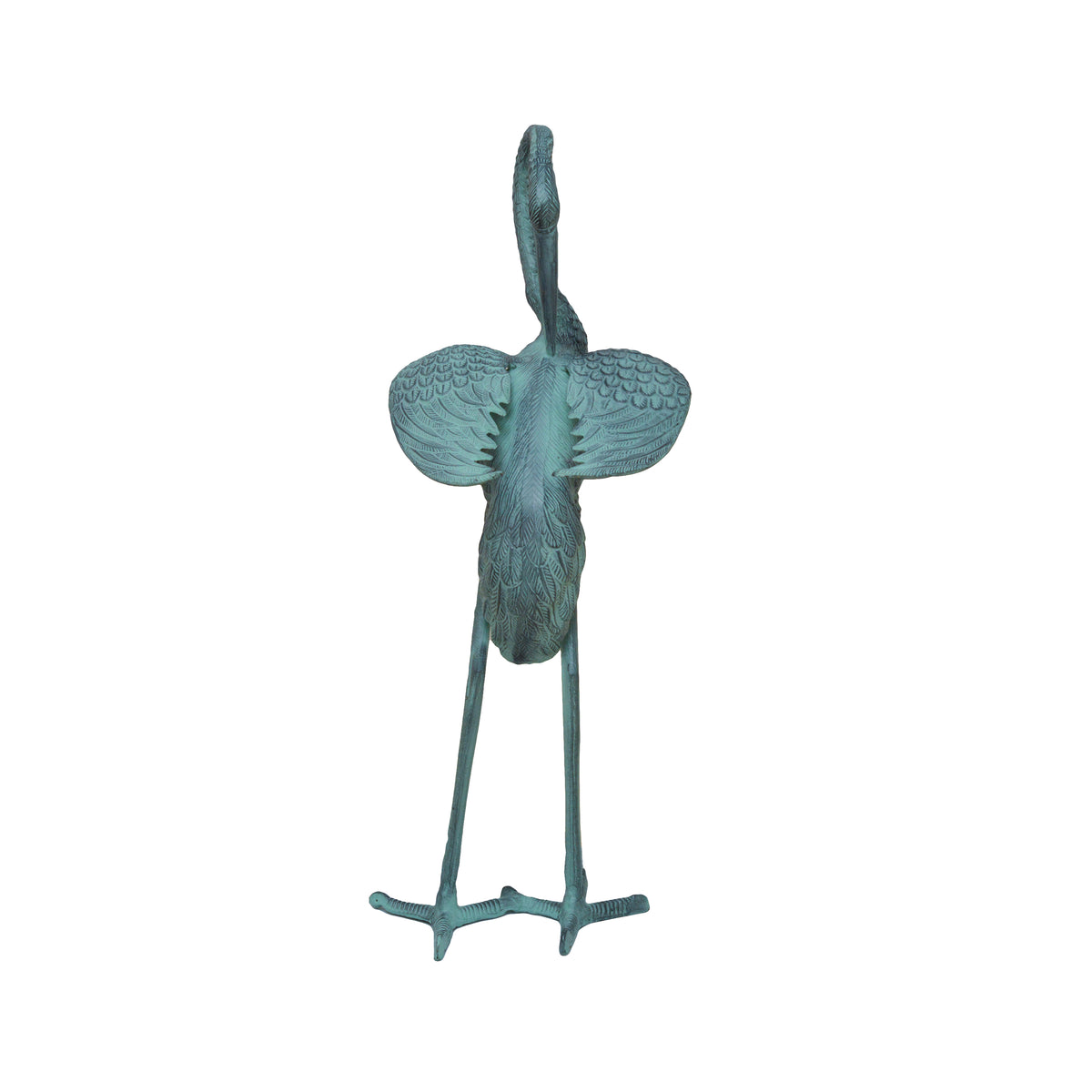 Garden Crane Statue
