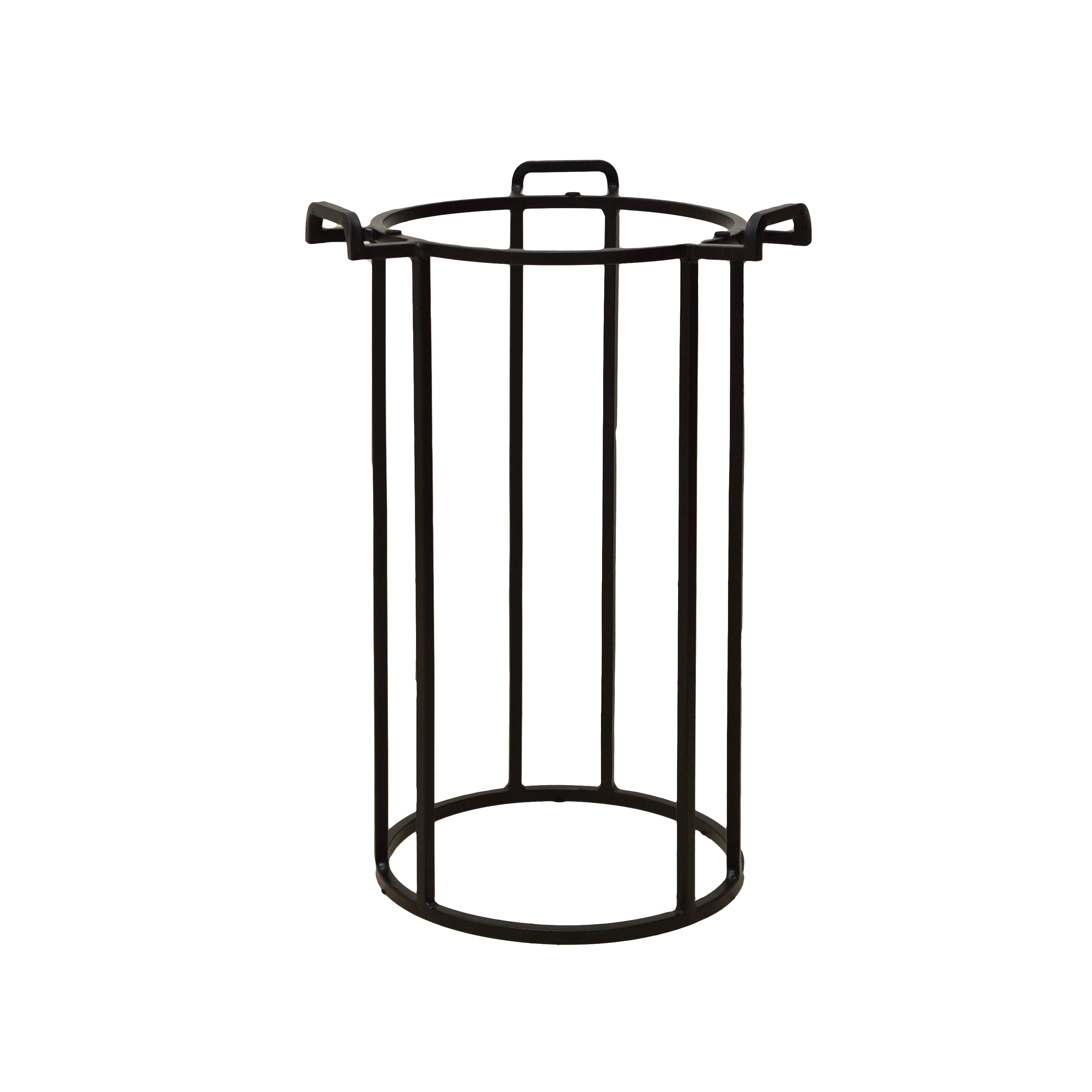 Round Side Table With Tempered Glass Top