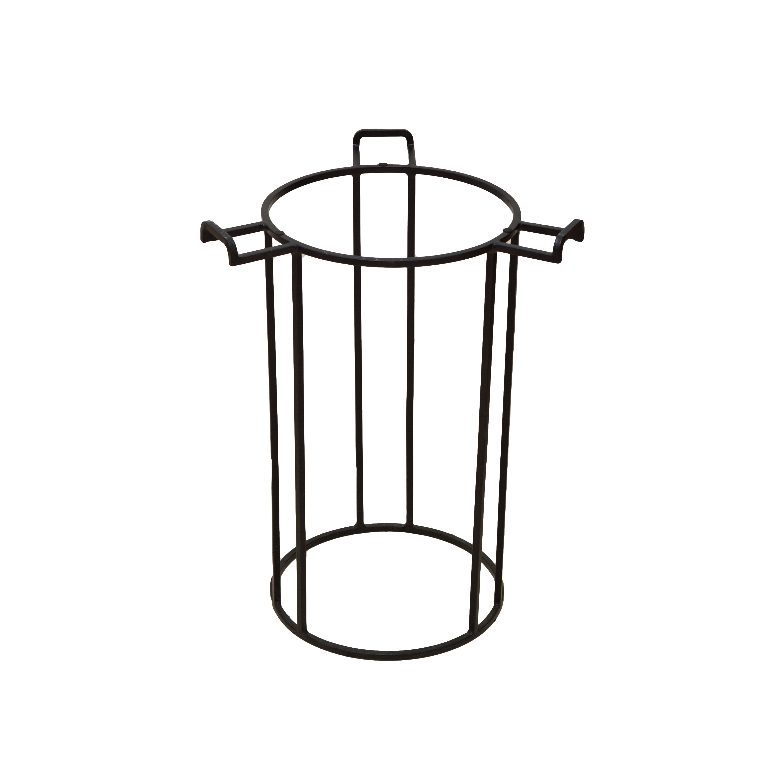 Round Side Table With Tempered Glass Top