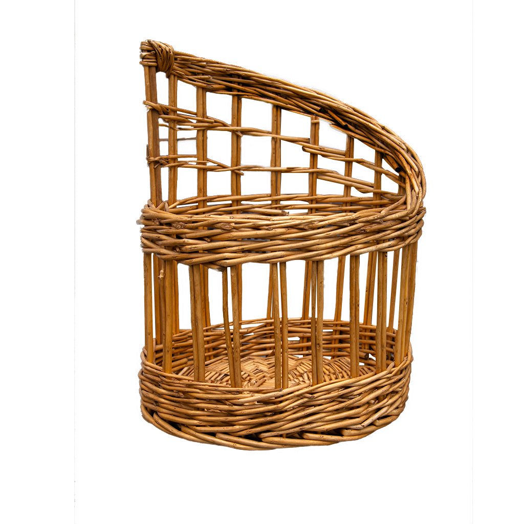 Natural willow bread basket