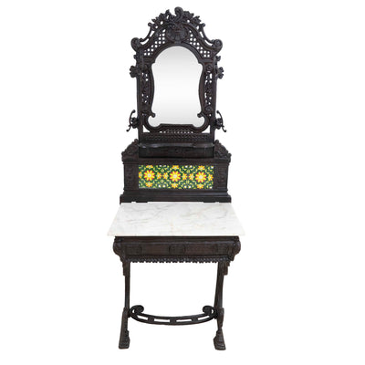 Cast Iron Dressing Table - Green