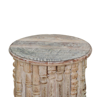 Round Pillar Side Table