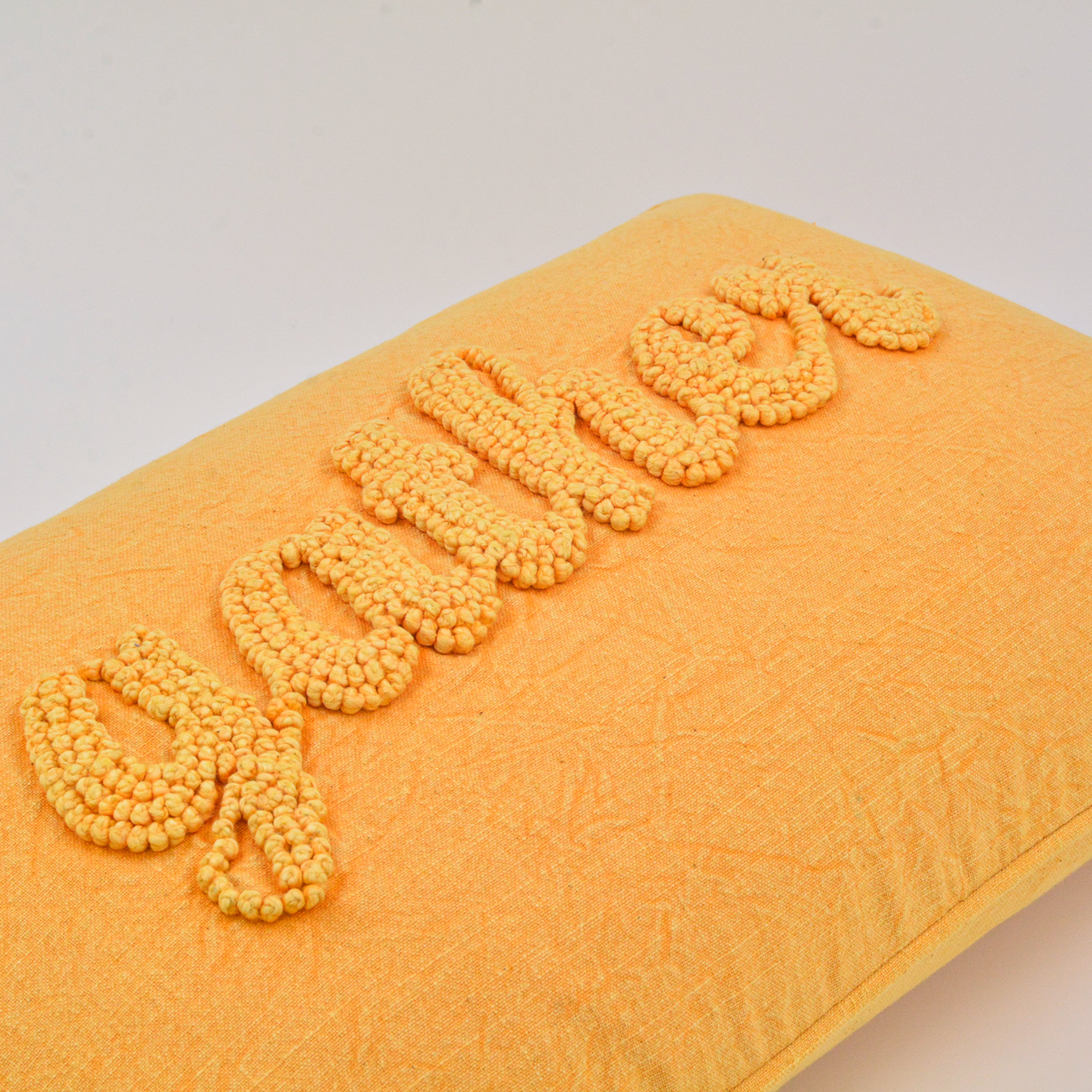 Gather Hand Embroidered Cushion Cover
