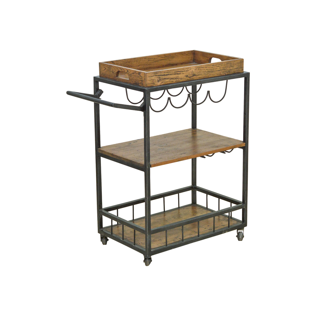 Wooden Trolley 3 Tier