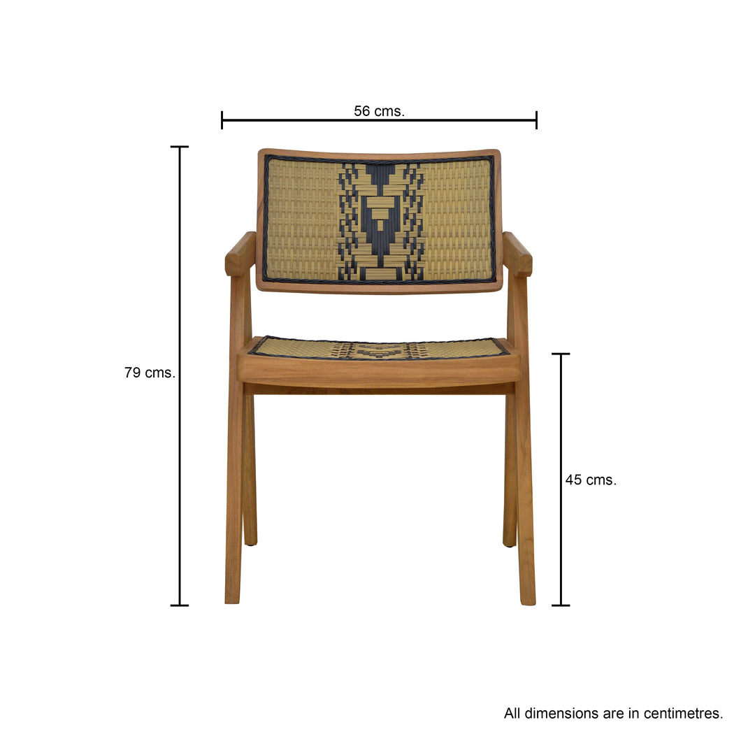 Astama Chair Argyle Weave
