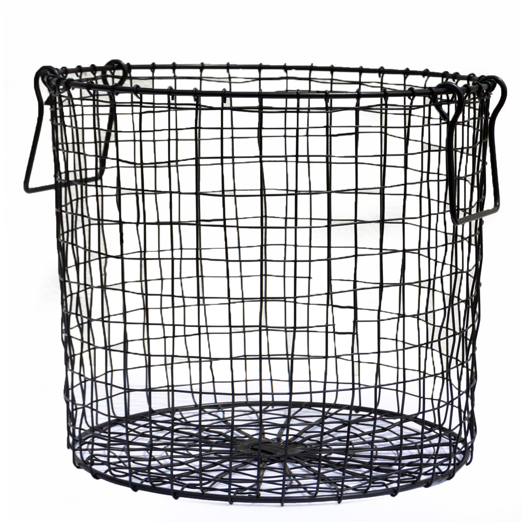 Round Wire basket with Handle