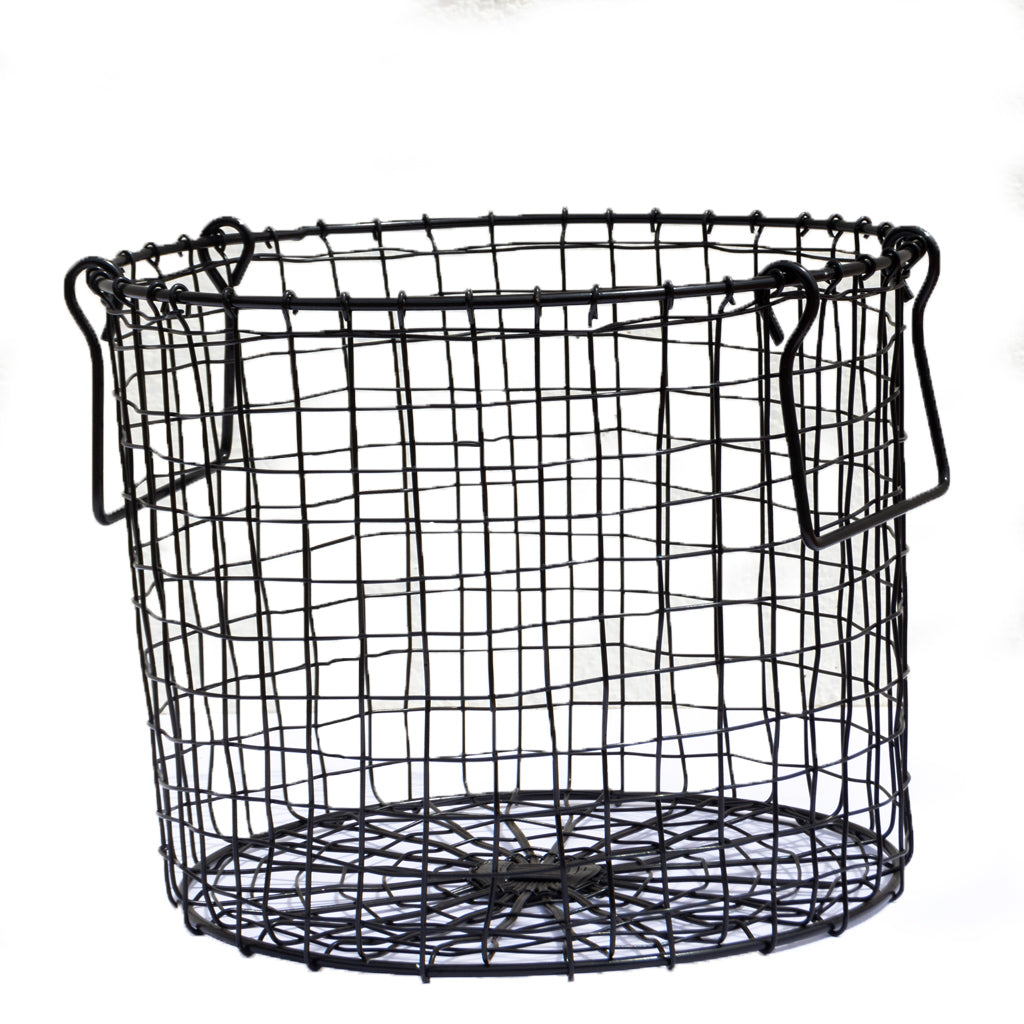 Round Wire basket with Handle
