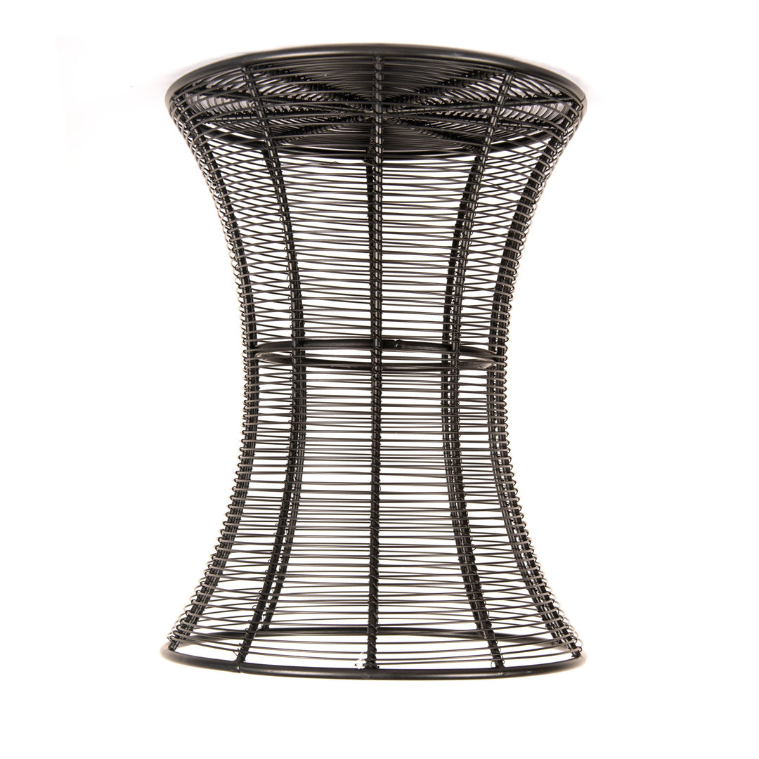 Black Wire Stool