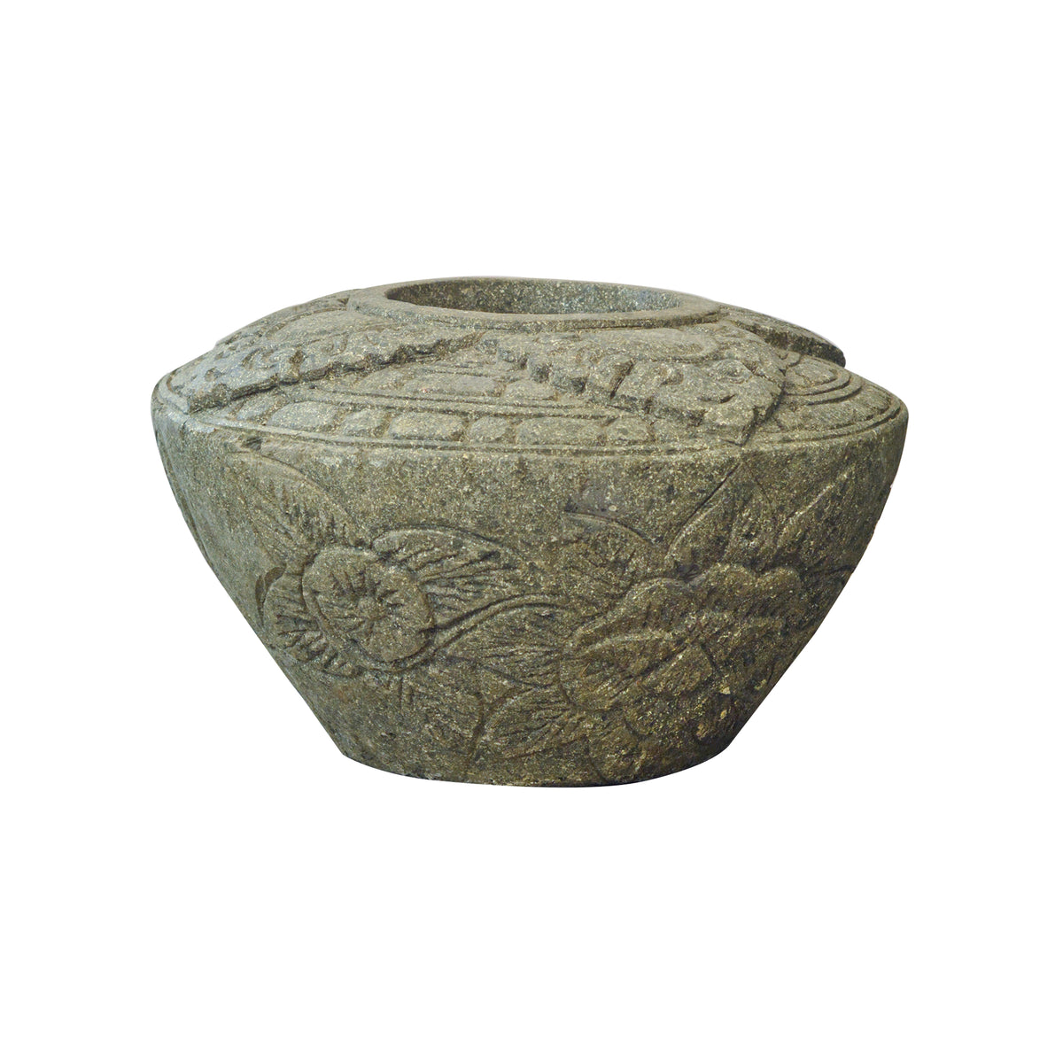 Paras Sculpted Low Wide Pot