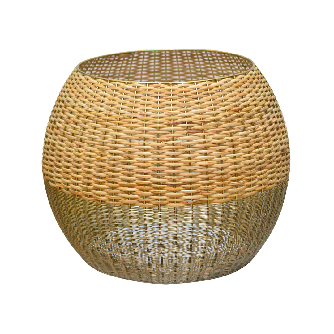 Rattan Round Side table
